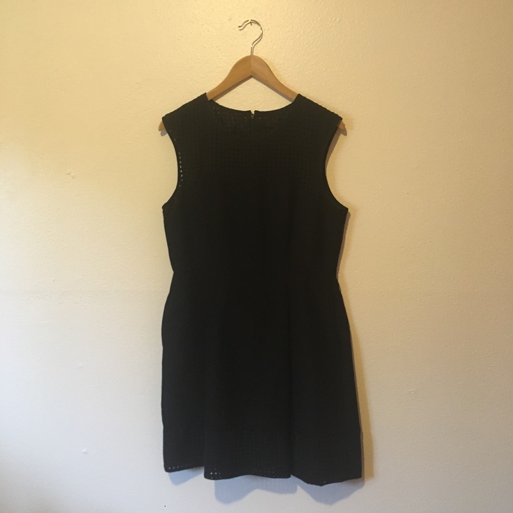J. Crew Perforated A Line Dress - Picture 2 of 8